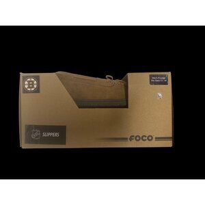 Boston Bruins NHL Moccasin Slippers Men's Size 13-14 XL Fleece Lined New in Box